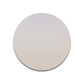 Witte ronde aluminium plaat